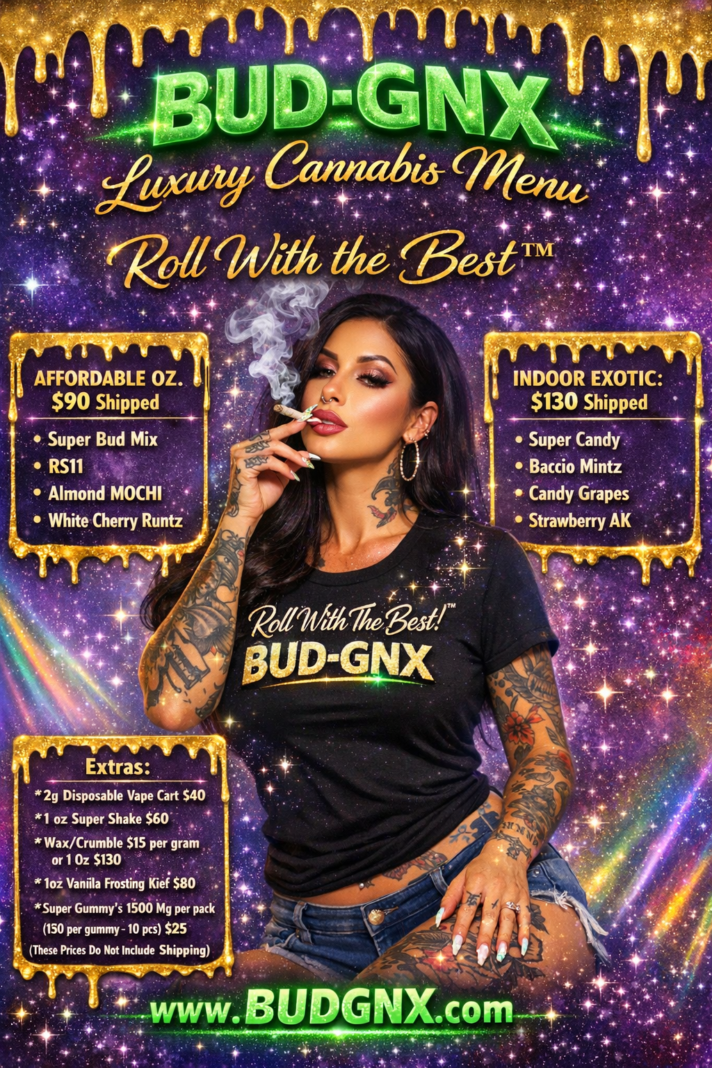 BUD-GNX Live Menu Order