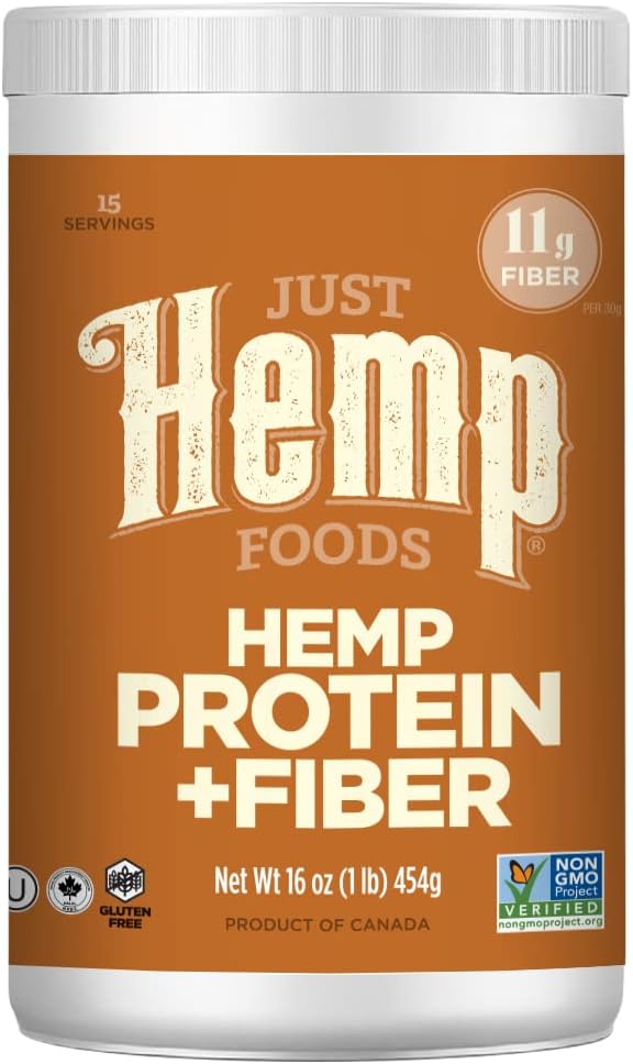 Just Hemp Foods Hemp Protein Powder Plus Fiber