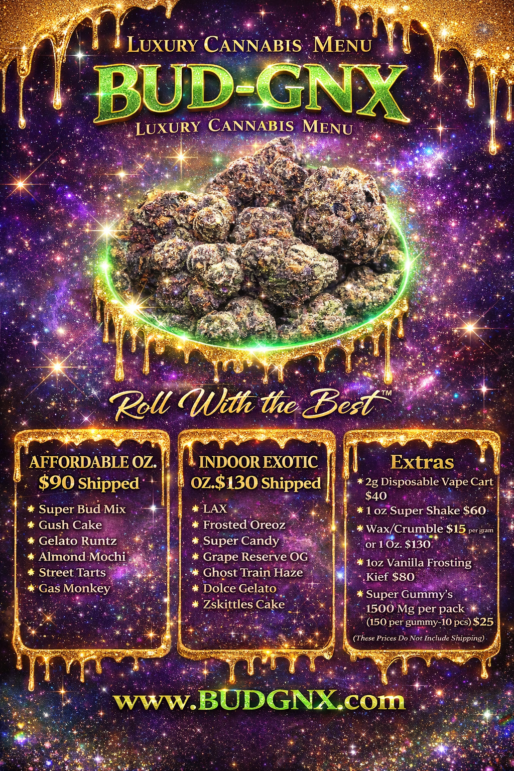 BUD-GNX Live Menu Order
